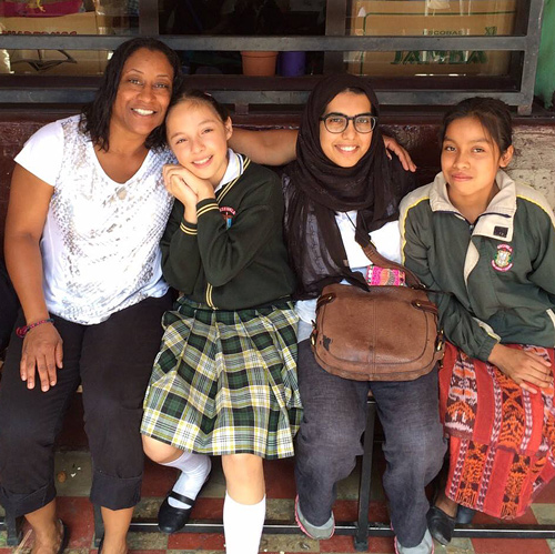 teachers and students in guatemala