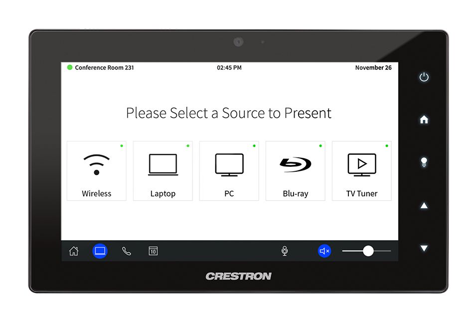 Creston TouchScreen Projector