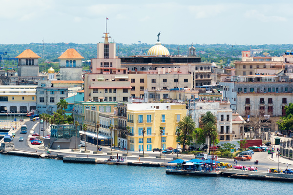 Cuban coastal town